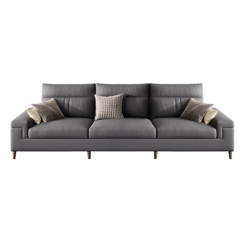 Fabric Pillow Top Arm Sectional Sofa 33.46"High Cushion Back Sofa with Storage