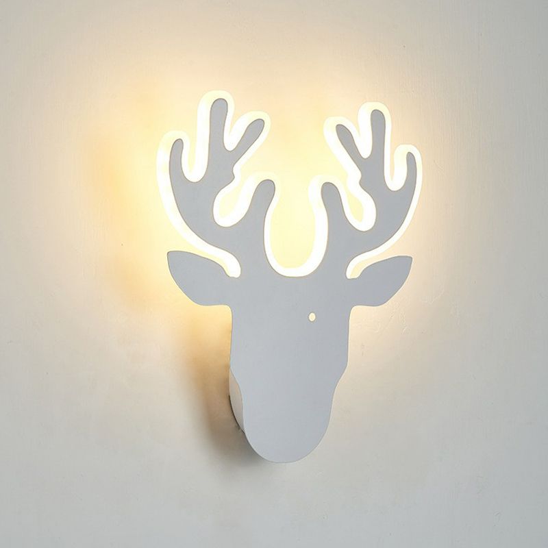 Shaded Living Room Wall Sconce Light Acrylic Minimalist LED Wall Mounted Lighting