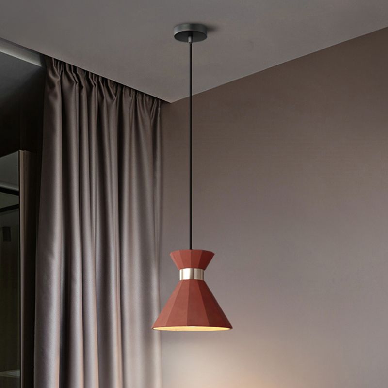 Noordse stijl kasteel zeemeermin hanger licht cement single-bulb slaapkamer suspensie verlichtingsarmatuur
