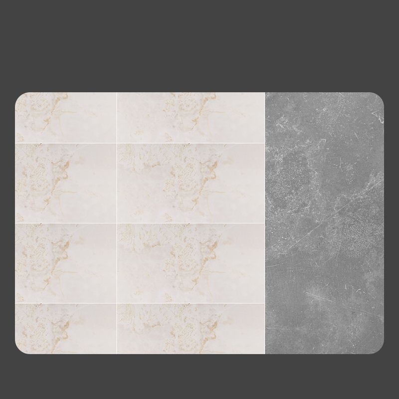 Peel & Stick Subway Tile Plastic Rectangle Peel and Stick Tiles for Kitchen 10-Pack