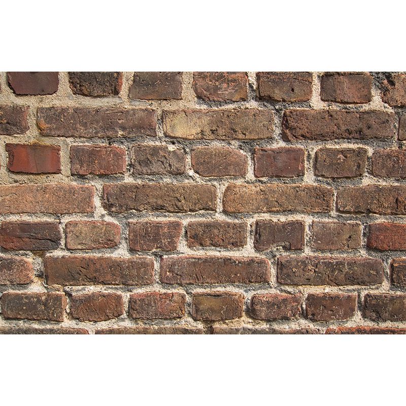 Industrial Style Dilapidated Brick Wall Mural for Dining Room, Personalized Size Available