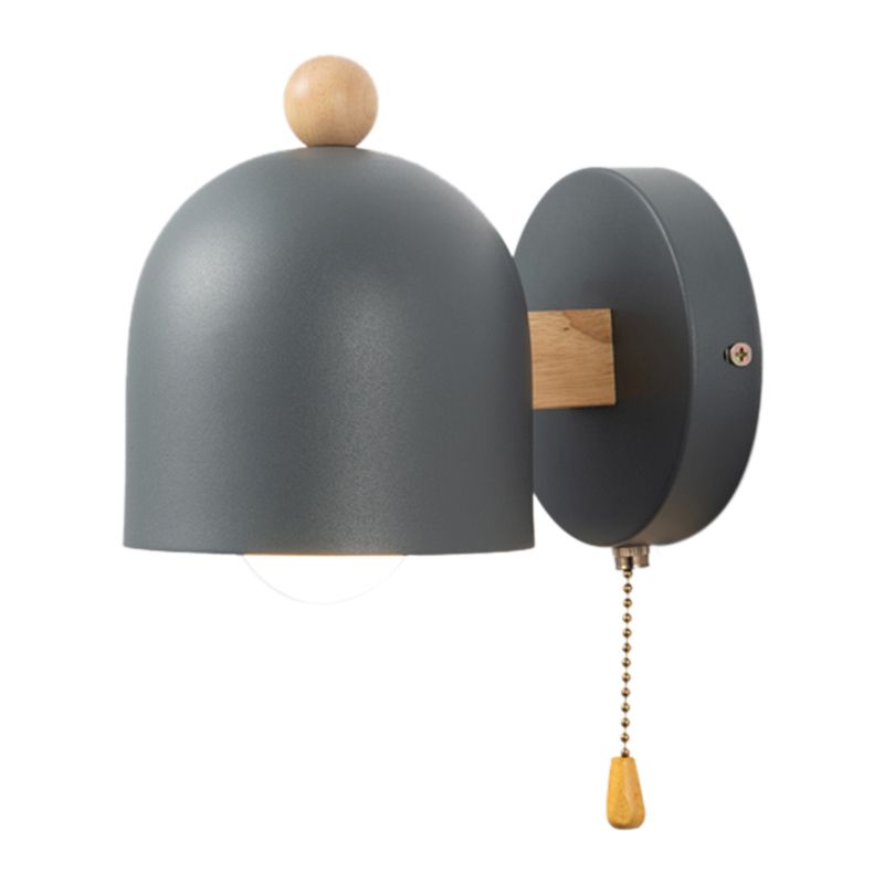 Modern Style Cylinder ShaPe Wall Sconce Metal 1 Light Sconces for Bedroom