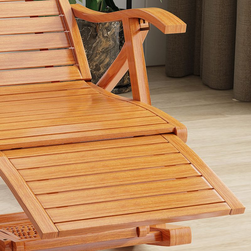 Modern Wooden Glider Chair Pure Color Rocking Chair with Removable Cushions