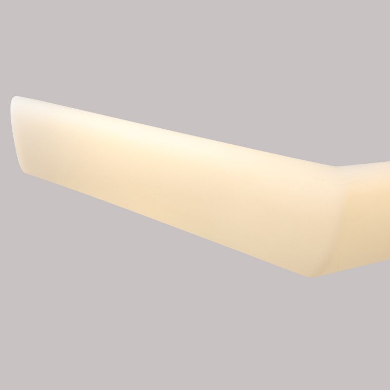 V Shape Island Light Minimalist Led colgante de plástico para comedor para el comedor