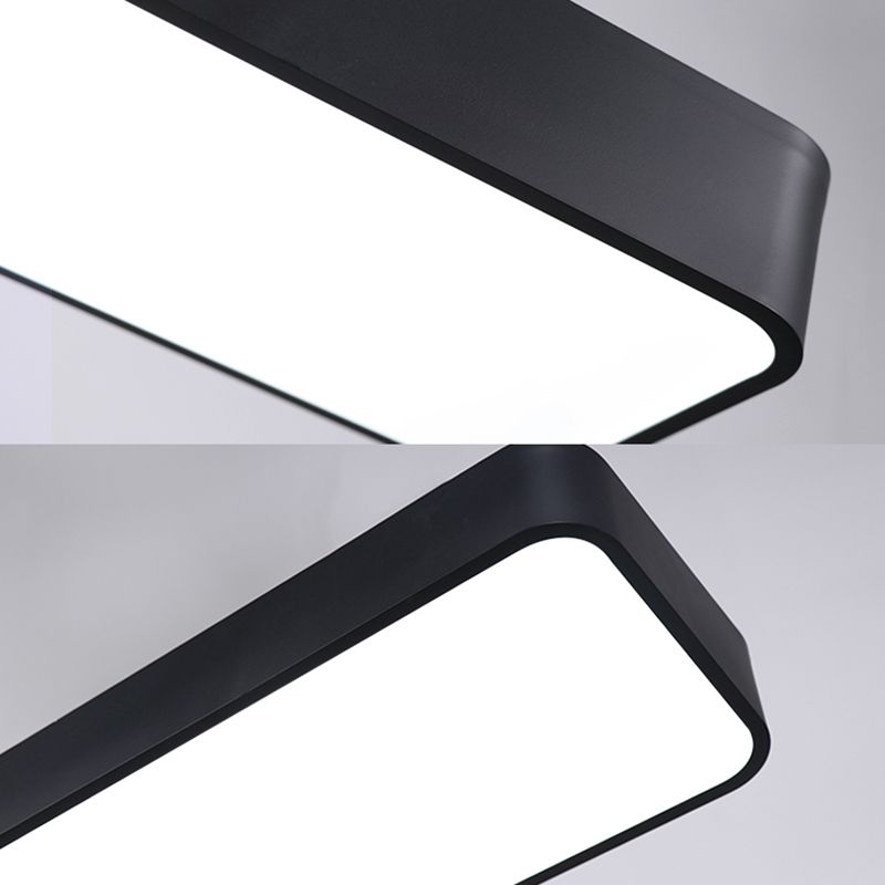 Modern Style Acrilico LED Flush Light Office Massimale Montato Light con 1 Luce