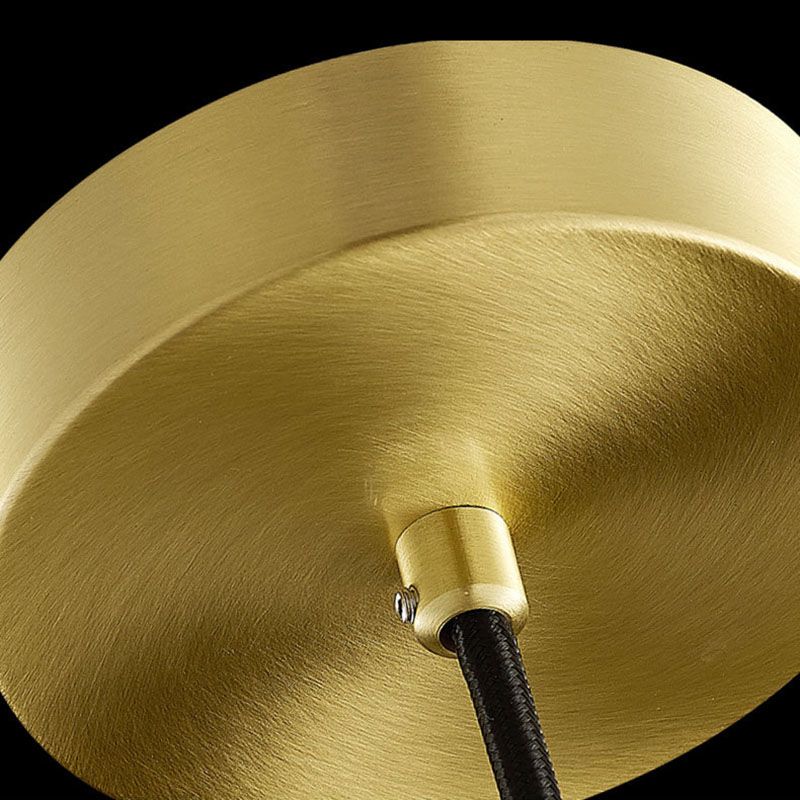 Suspension à balle à balle pendentif moderne des lumières suspendues en cristal simple pour le chevet