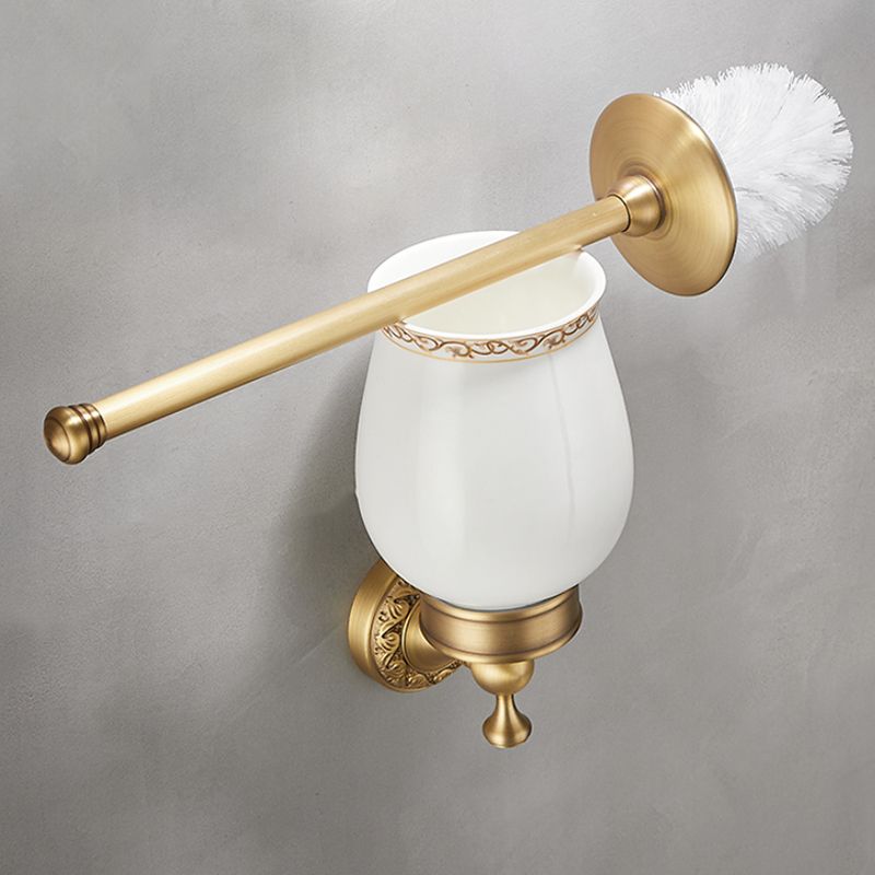 Modern Bathroom Accessory Kit Paper Holder Bath Shelf Gold Bath Hardware Set