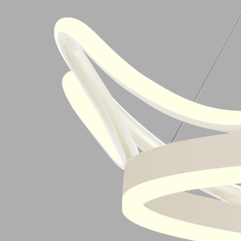 Contemporary Crown Chandelier Lights Metal 2 Light Chandelier Pendant Light