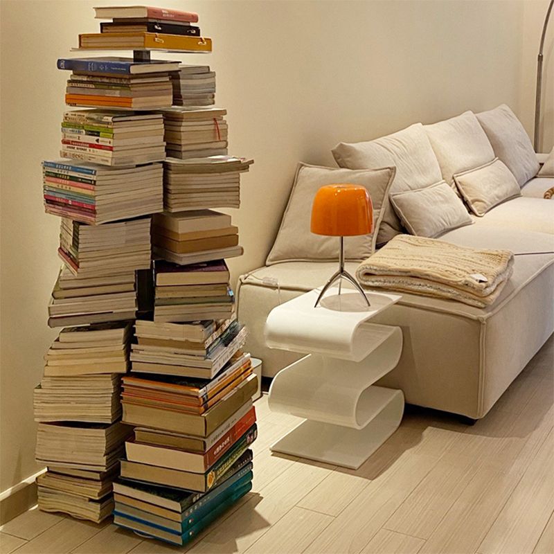 Geometric Bookshelf Modern Style Metal Bookcase for Home Office