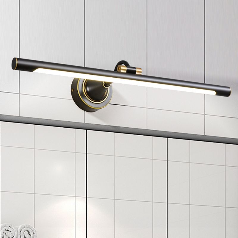 In stile postmoderno a forma lineare wall doconce metallo 1 luce sconce per bagno