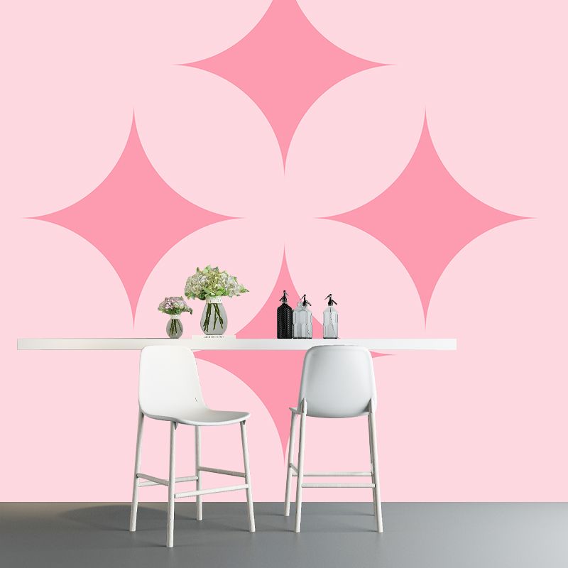 Modern Style Illustration Mural Wallpaper Geometric Pattern Indoor Wall Mural