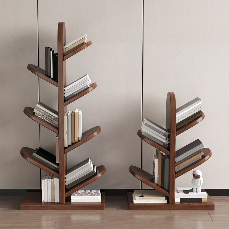 Nordic Style Open Back Bookshelf Wooden Bookcase for Study Room
