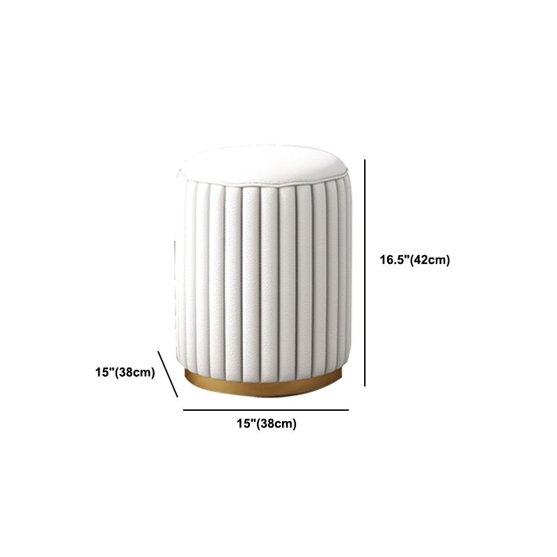 White Vanity Straight Feet Desk Stone Top Dressing Table Stool Set