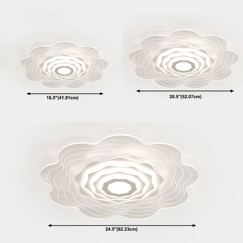 Luces llevadas del soporte rasante del claro del estilo moderno de las lámparas rasantes de acrílico del soporte de la flor