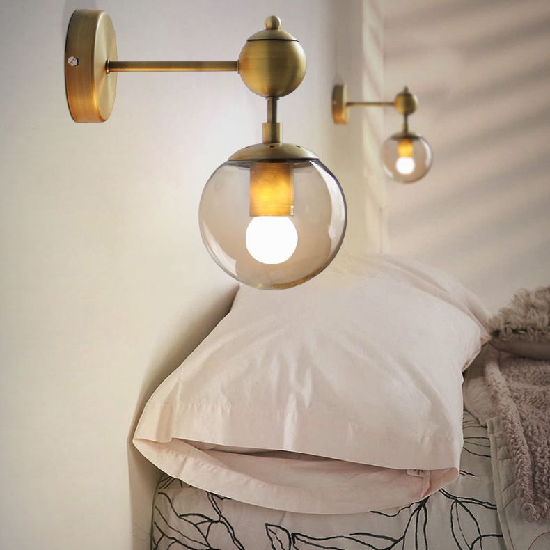 Globe Clear Class Wandverlichting Affures Moderne wandgemonteerde verlichtingsarmatuur voor slaapkamer