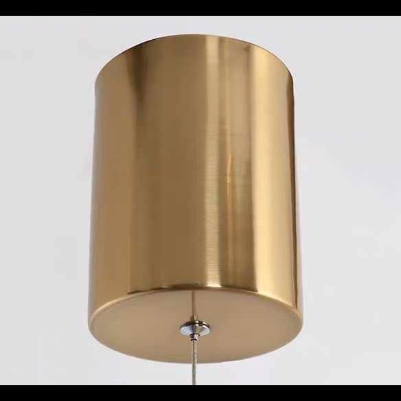 Minimalist Linear Island Lighting Metal 5-Light Dining Room LED Hanging Pendant Light