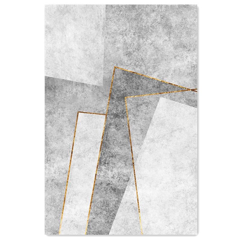 Contemporary Geometric Pattern Carpet Polyester Indoor Rug Pet Friendly Area Rug for Home Decoration