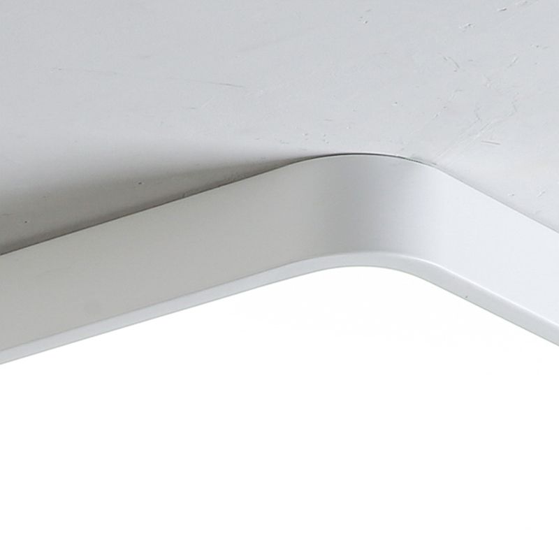 Moderna lampada da soffitto a LED semplice a forma di geometria in ferro da incasso per sala da pranzo
