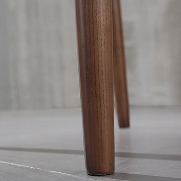 Silla de comedor de madera tradicional, silla lateral de cuero PU para uso en restaurantes