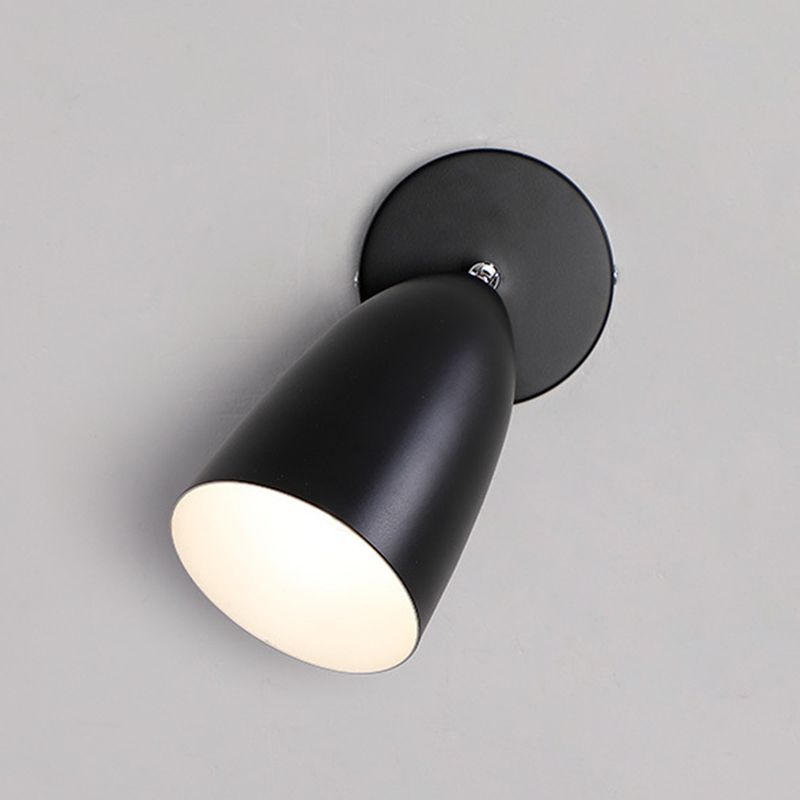 Modern Simple Shape Wall Light Sconces Metal 1 Light Wall Lighting Fixtures for Bedroom