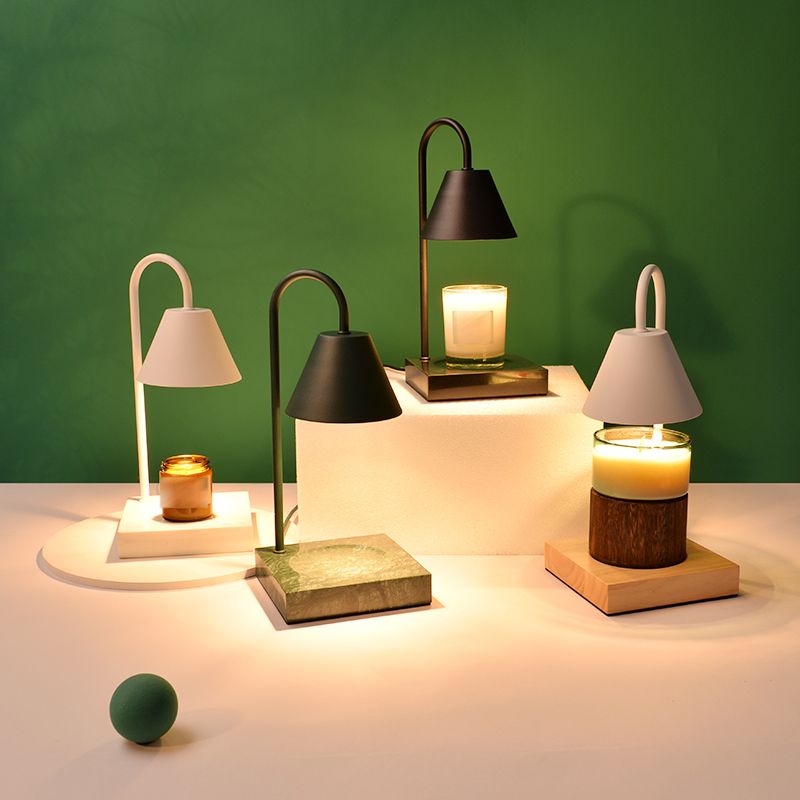 Lampe de table moderne simple aromathérapie fondant la lampe de bureau de cire (sans bougies d'aromathérapie)