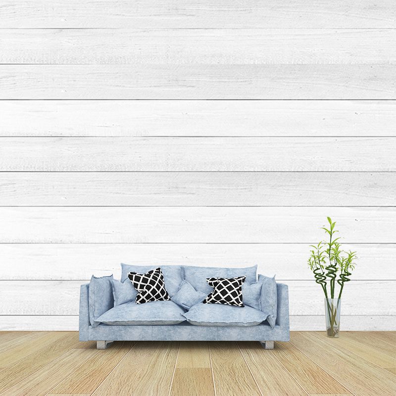 Simple Wood Grain Mural Wallpaper for Living Room, Water Resistant, Custom Size