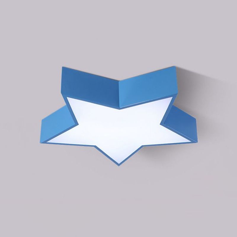 LED de montaje de LED de 5 estrellas con LED de montaje en blanco/rojo/azul cerca del dispositivo de iluminación de techo