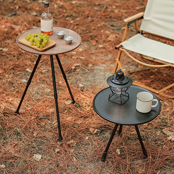 Metal Industrial Foldable End Table Water Resistant Lift Side Table