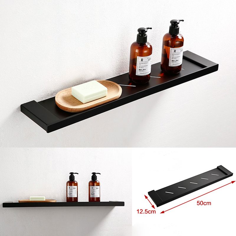 Traditional Bathroom Accessories Hardware Set in Black Metal