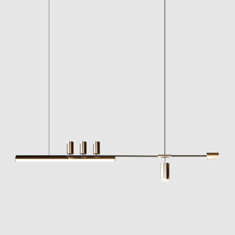 Metal Ceiling Pendant Light Modern LED Island Lighting Ideas for Kitchen