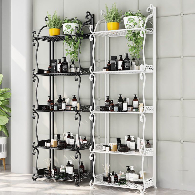 Contemporary Bookcase Metal Shelf Bookcase with Shelves for Living Room