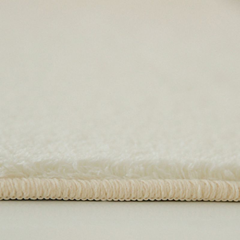 Beige Casual Rug Polyester Line Area Rug Stain Resistant Rug for Home Decor