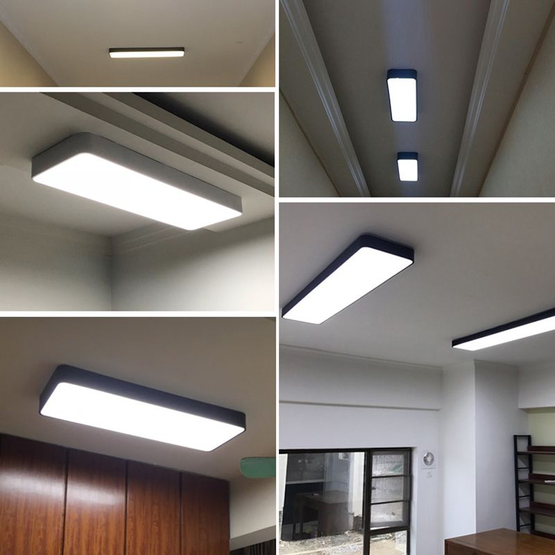 Plafoniera moderna Simplicity Lampada da incasso con paralume in acrilico per sala riunioni