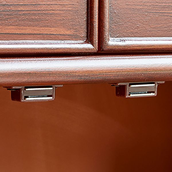 43.7" Tall Rectangular Accent Cabinet 2/3 - Drawer Accent Cabinet - Wood