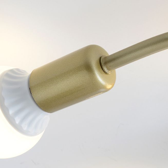 Industrial Ceiling Lamp Simple Metal Flush Mount Light Fixture for Bedroom