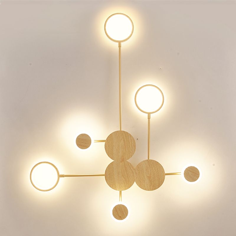 Multi -Leuchten rechteckige Wandlampen moderne Metallwandlampen im modernen Stil