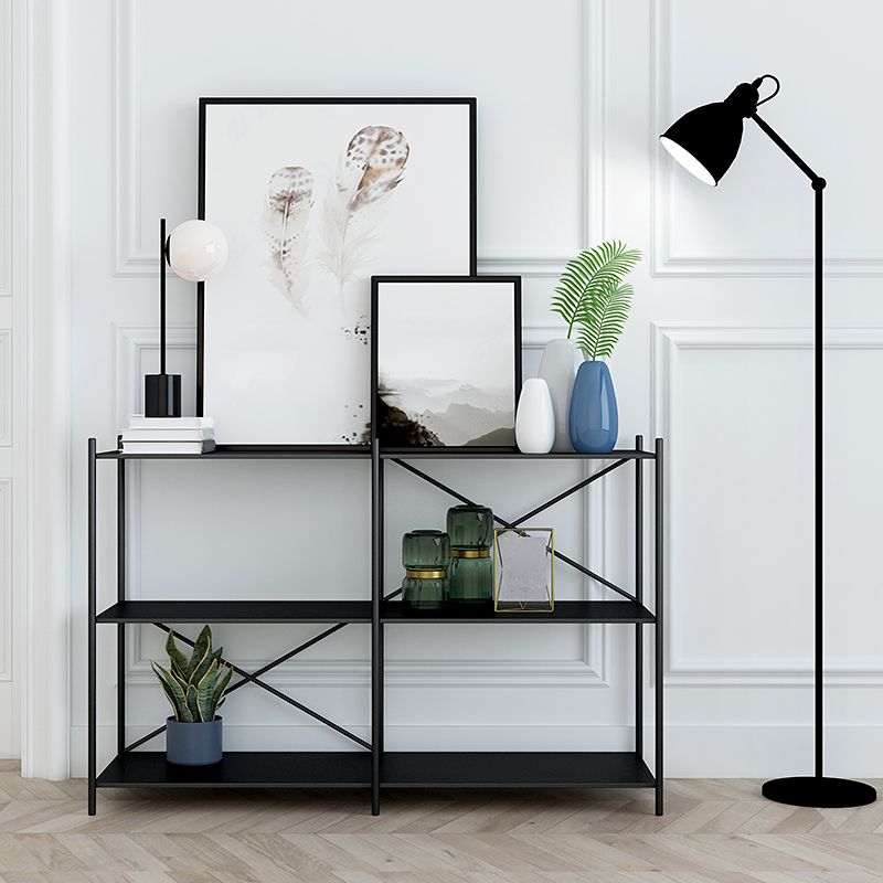 Contemporary Rectangle Accent Table Antique Finish Console Sofa Table