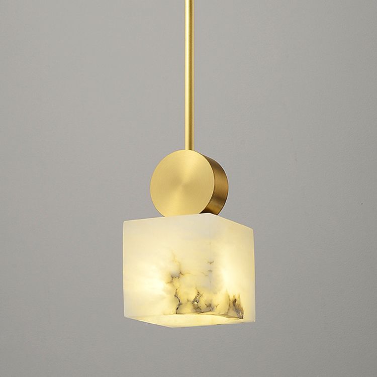 Pendante de style moderne Lumière nordique Style Stone Hanging Light pour le chevet