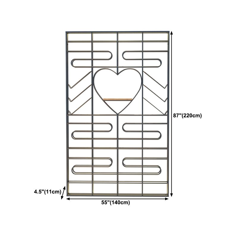 Industrial Floor Wine Rack Bottle Wine Rack Metal Bottle Holder in Black
