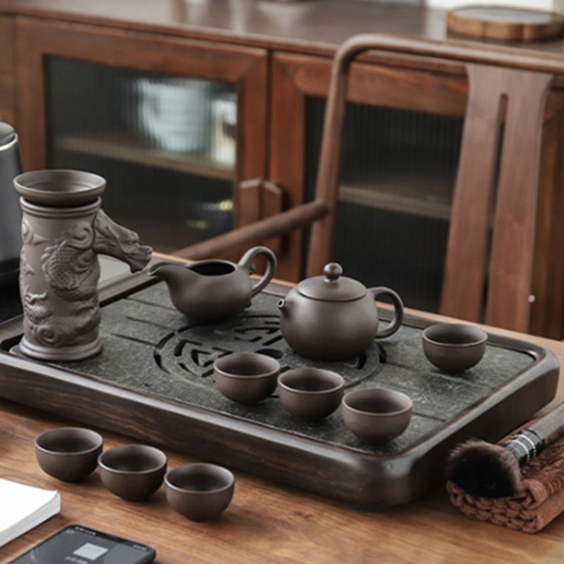 Modern Wooden Combo Dresser Bedside Vertical Storage Chest with Drawers and Doors