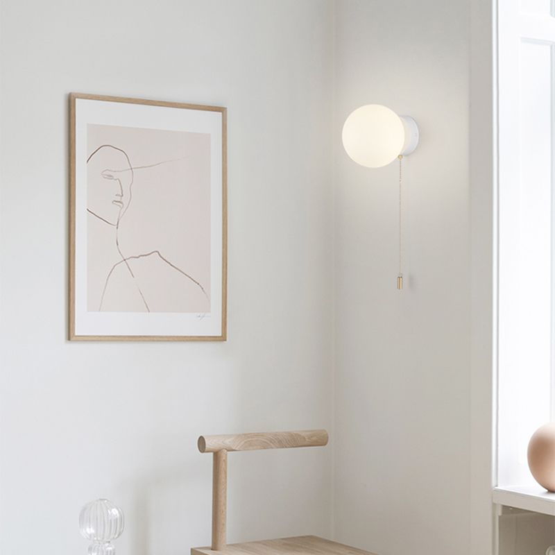 Kugelschattenglas Wandleuchter moderner einzelner leichter Wand Licht montiertes Licht