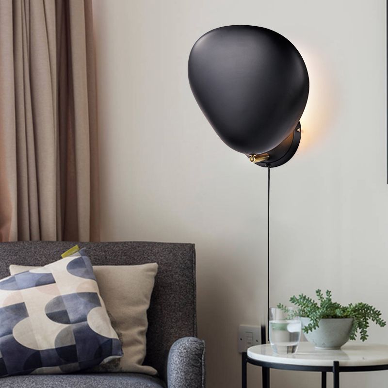 Metal Sphere Shape Wall Lights Modern Style 1 Head sconce light for Hallway