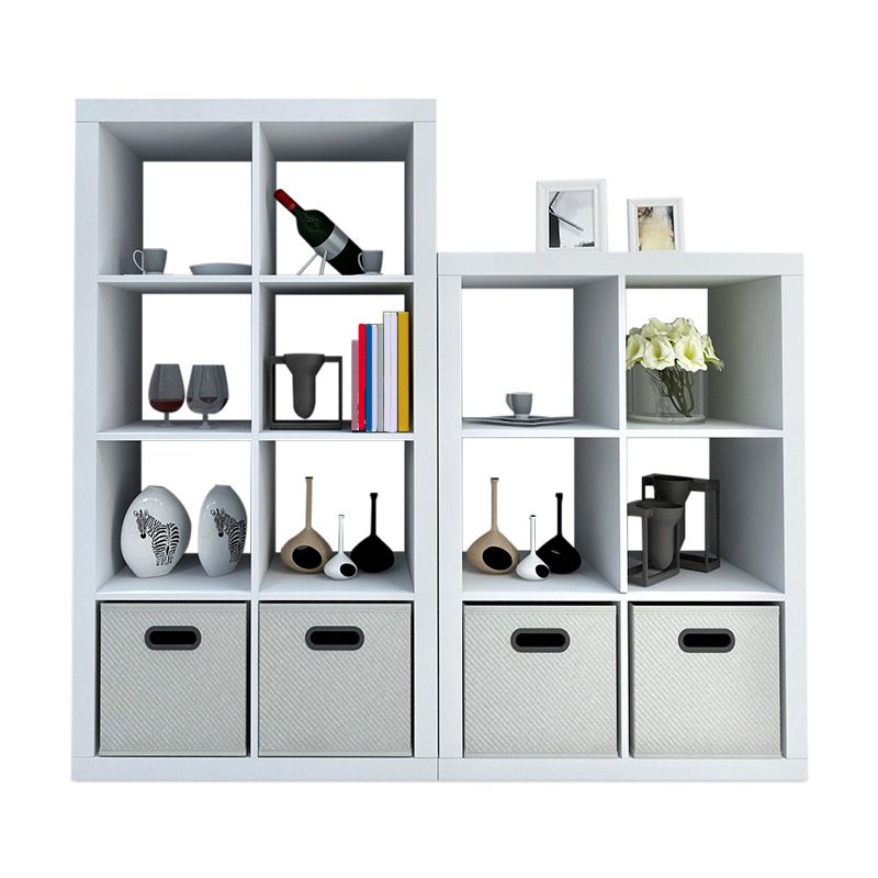 Modern Engineered Wood Bookshelf Standard Open Back Bookcase (Drawers not Included)