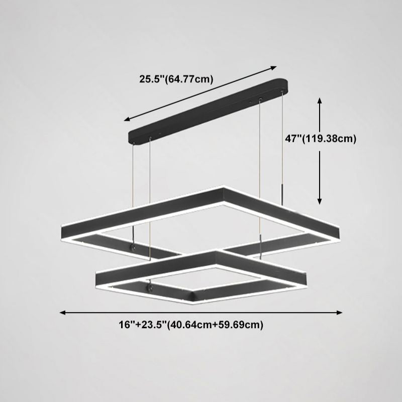 Ligera de lámpara de lámpara de lámpara de lámpara de aluminio LED de aluminio para comedor para comedor