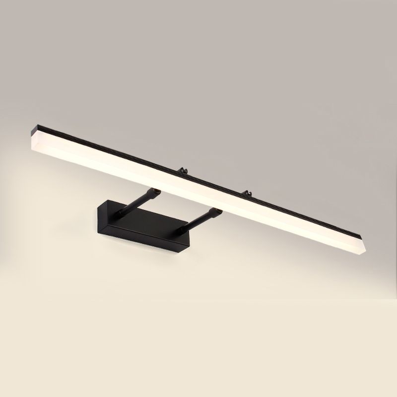 Striscia illuminazione da parete in stile moderno 1 luce di scarpa leggera per doccia
