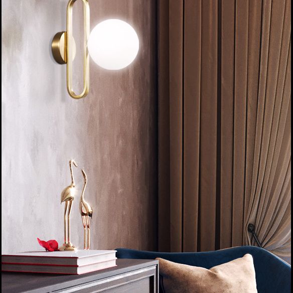 1 application murale de nuance en verre clair de style nordique