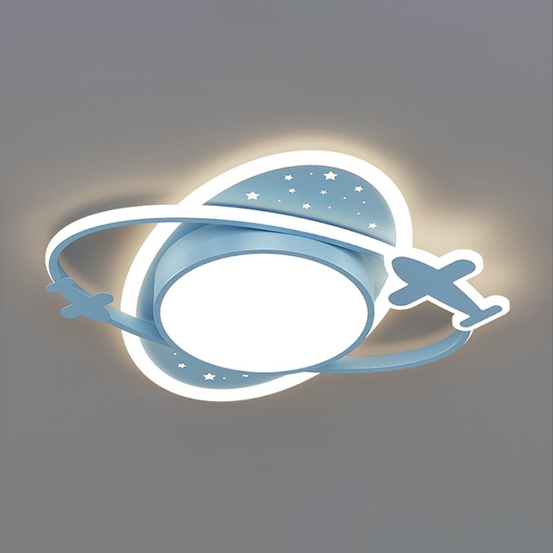 Luminaire encastré créatif en forme d'avion, luminaire de Style moderne pour chambre d'enfant