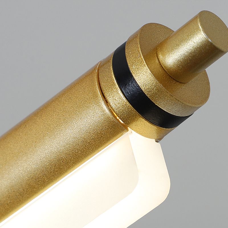 Moderner Stil Einfache hängende leichte LED Long Strip Anhängerlampe für Esszimmer