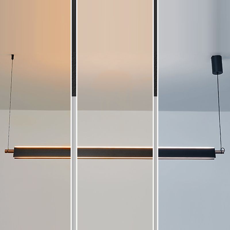 LED Linear Pendant Chandelier Contemporary Pendant Lighting for Living Room