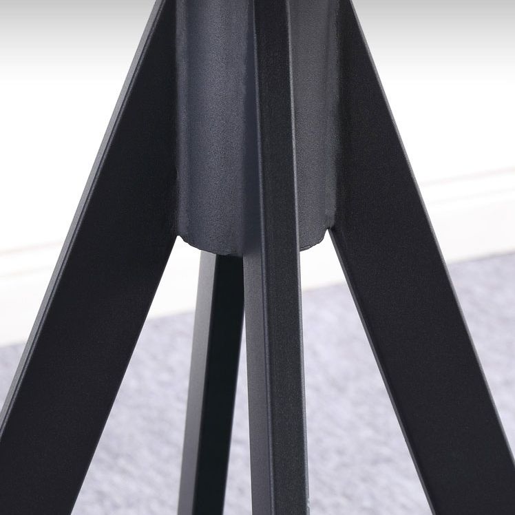 Round Sintered Stone Two-Color Dining Table Simplicity 4 Legs Table for Dining Room